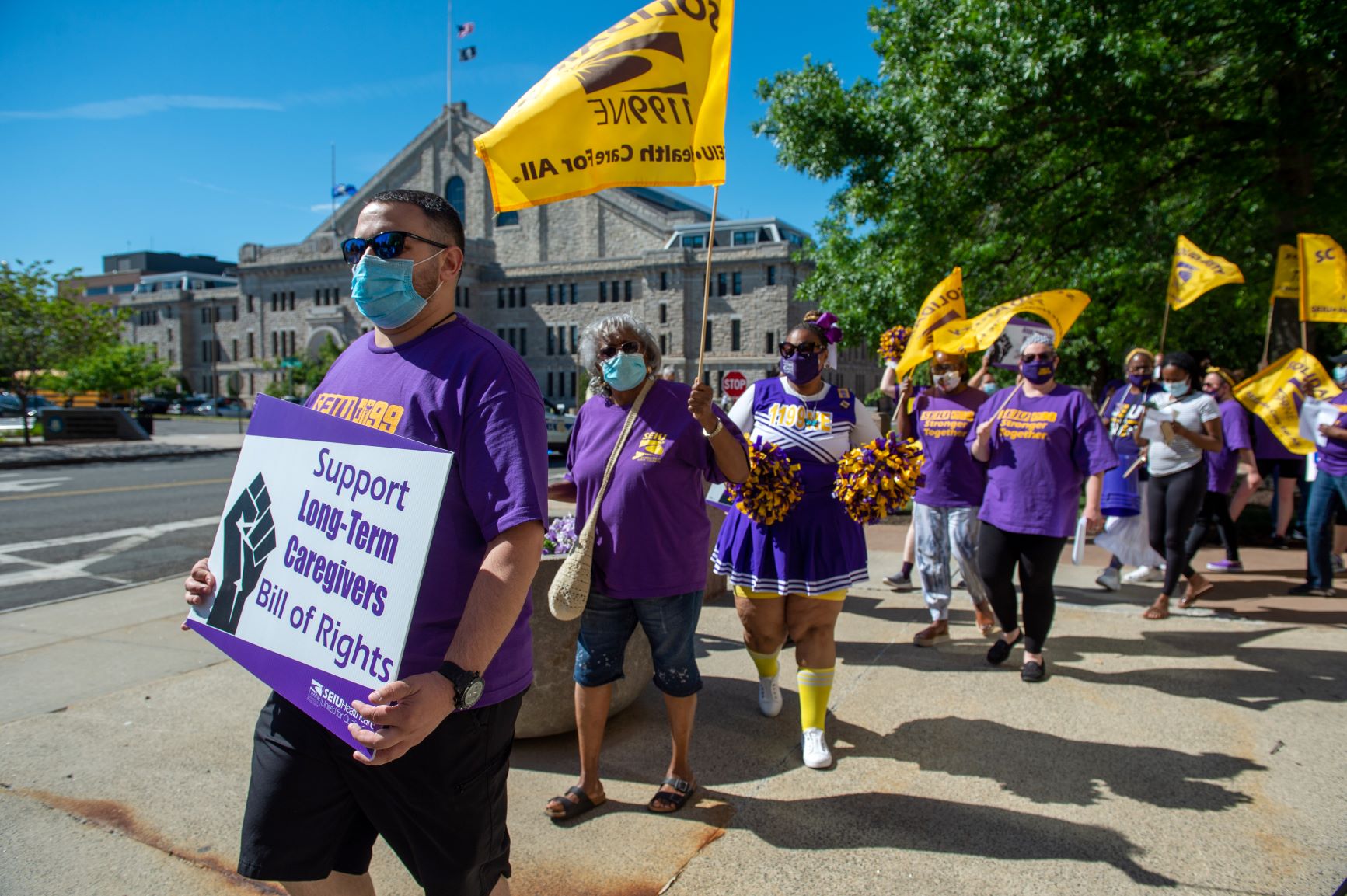 Group Home and Home Care Workers Rally for Living Wages and Benefits